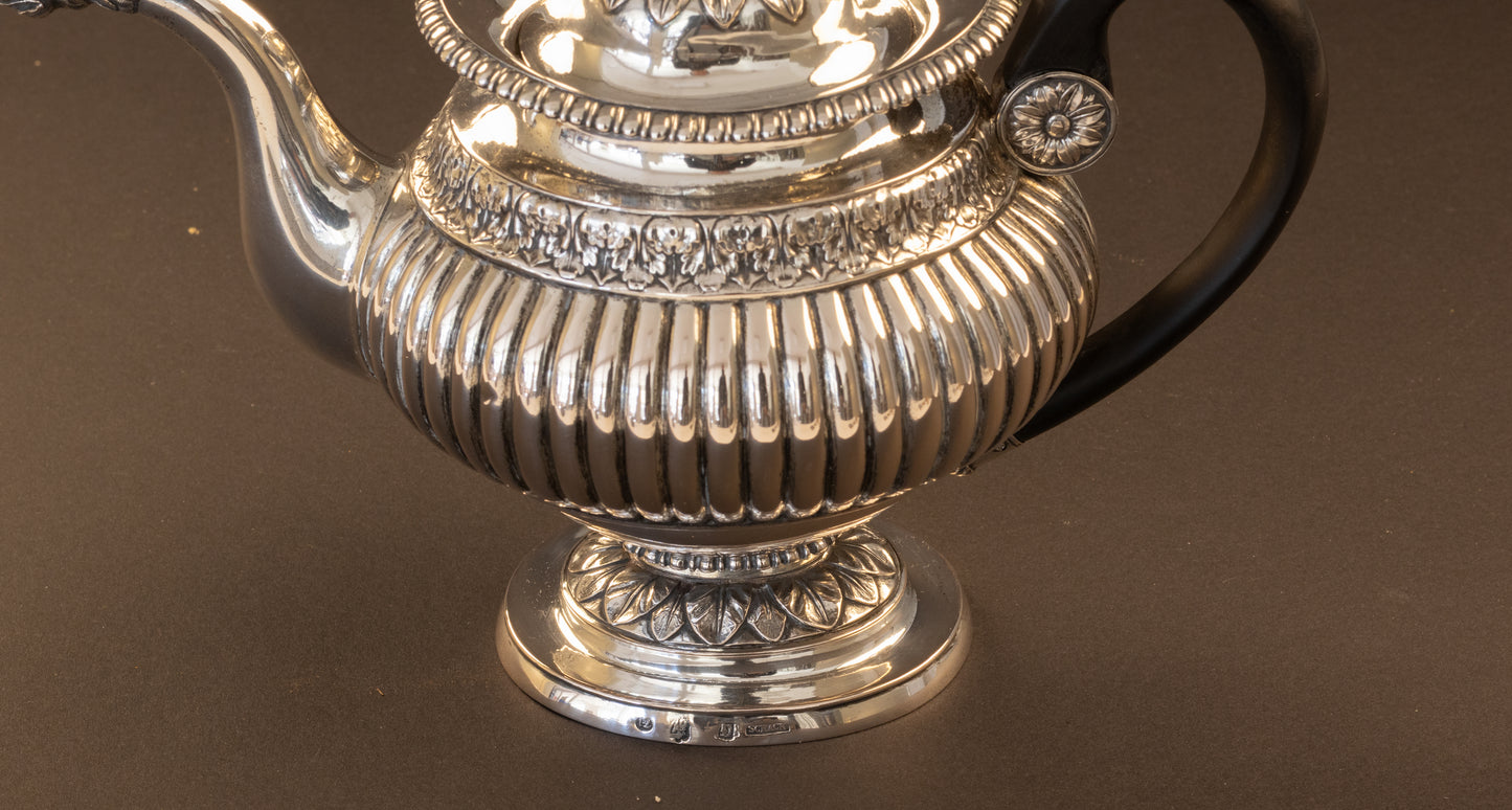 Antieke Biedermeier Theepot – Johann Hermann Schack (1818)