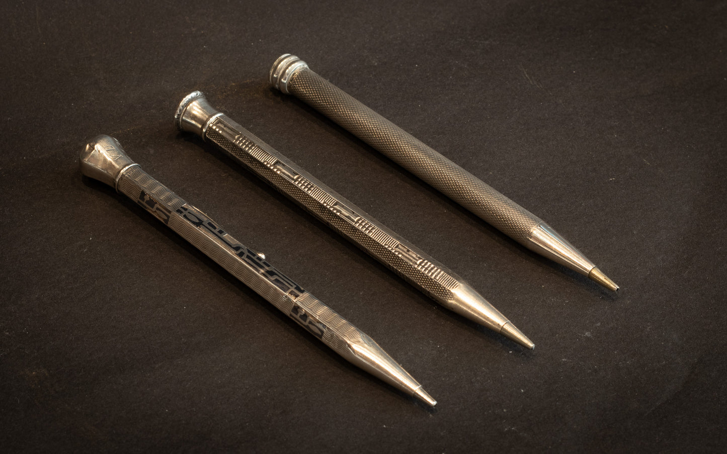 Collectie: Trio Antieke Uittrekpotloden (ca. 1931)
