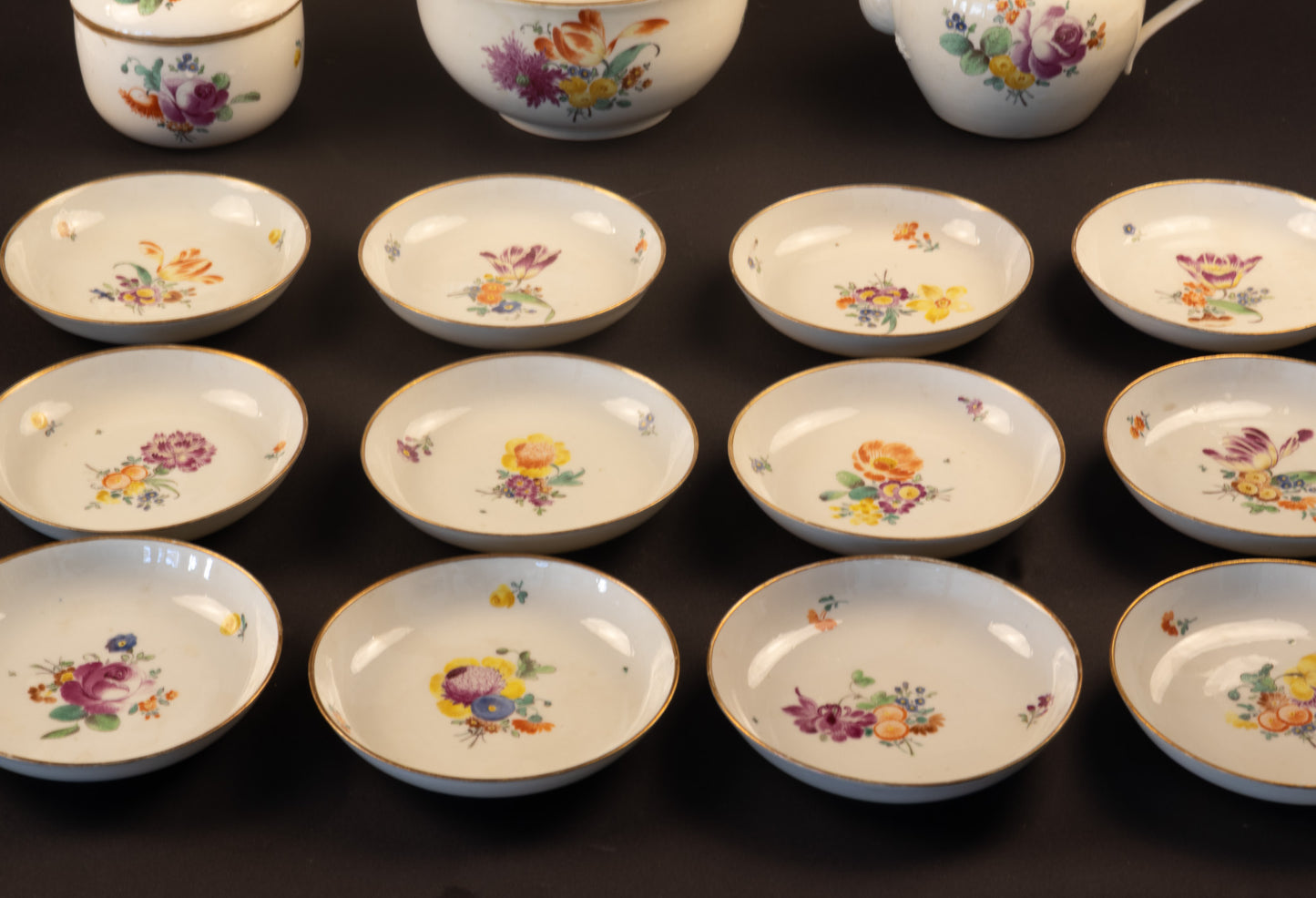 18e-Eeuws Thüringer Koffie- & Theeservies – Manufactuur Limbach (ca. 1785–1790)