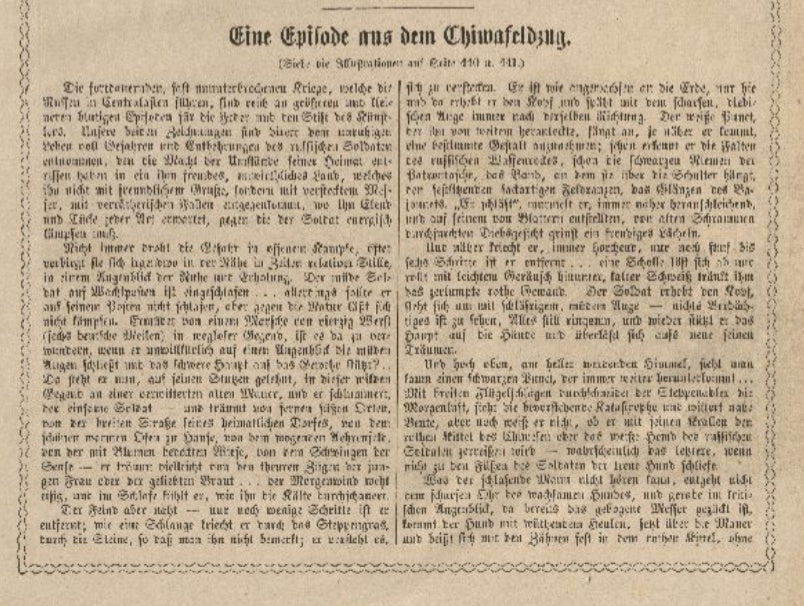 Historisch 19e-eeuws Olieverfschilderij (1879): "Ontwaakt - Episode uit de Russische Khiva-veldtocht"