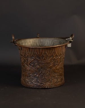 Barokke Wijwateremmer (Situla) met Wapen van de Barberini-familie