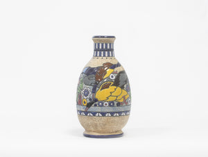 Grote Art Deco Vaas met Gestileerd Vogeldecor – Amphora (Turn-Teplitz), ca. 1920–1930