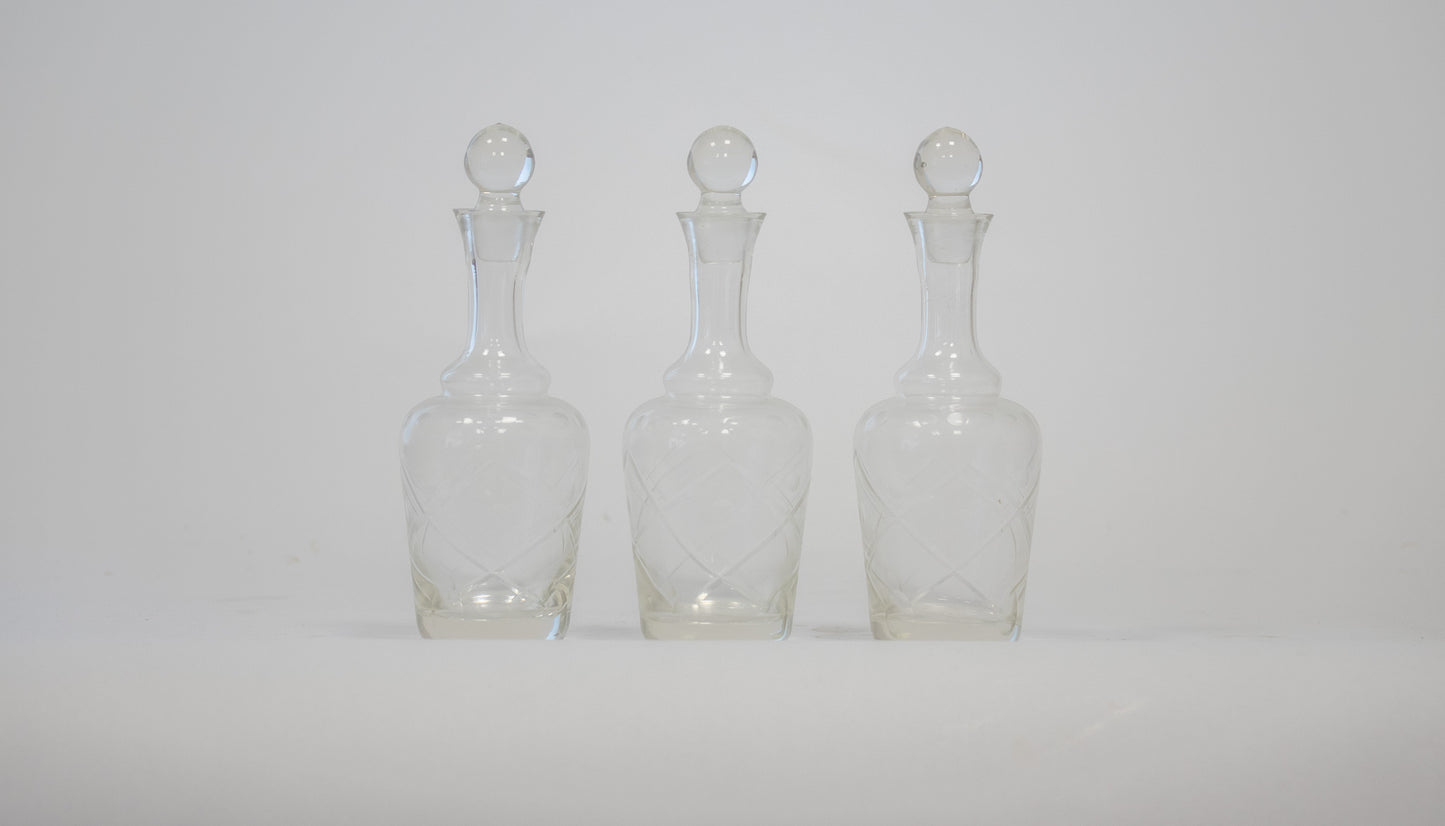 Antike Kristallkaraffe