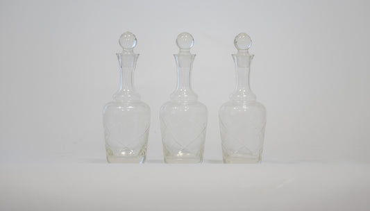 Antike Kristallkaraffe