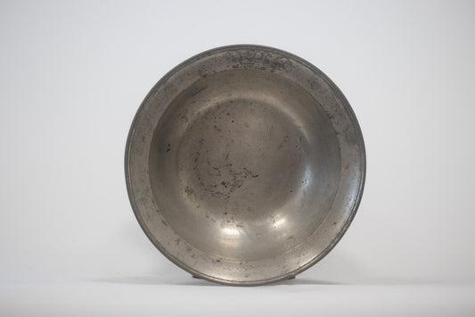 Prachtige tinnen schaal