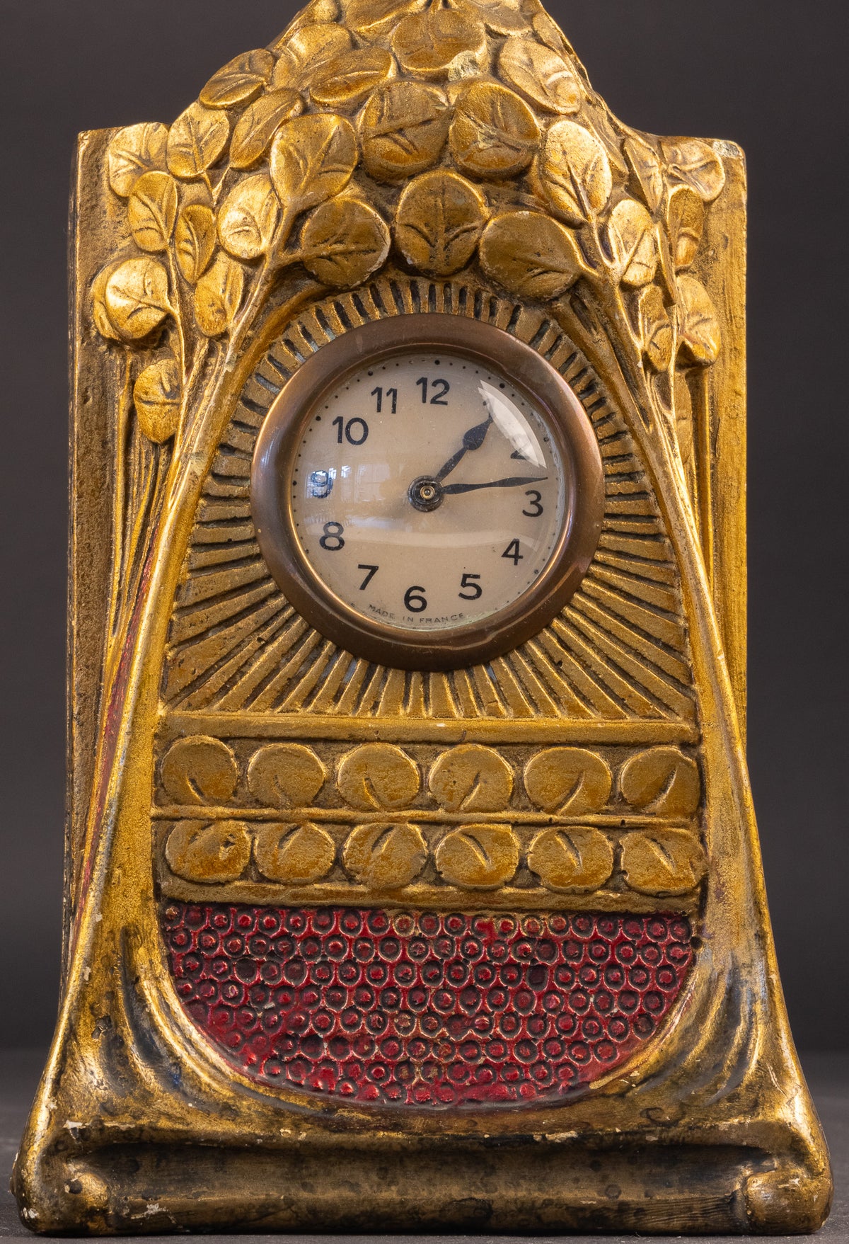 Antike Jugendstil-Siderolith-Pendule – Franz Siegl für Johann Maresch (ca. 1900–1905)