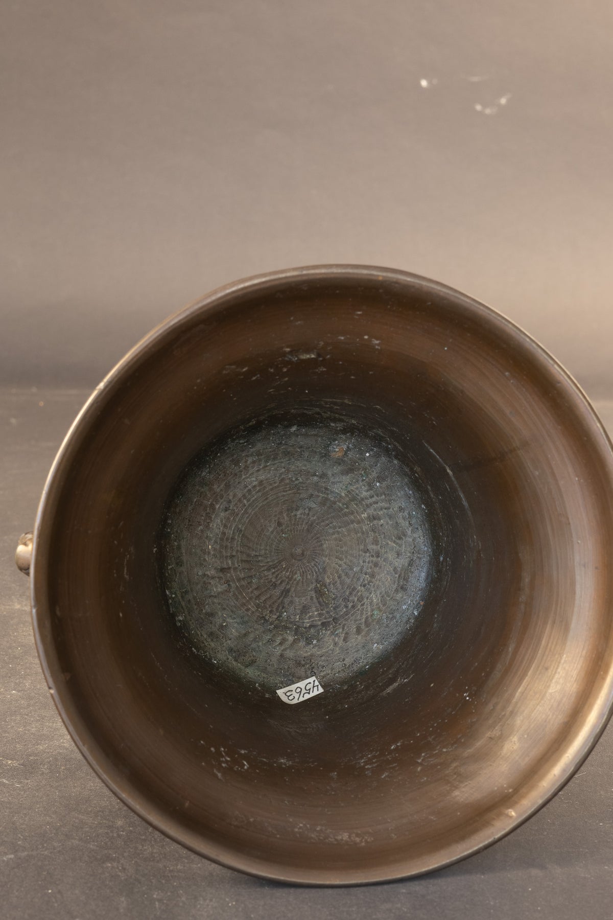 Dekorative bronzene 19.-Jh.-Schraubzwinge nach Henrick ter Horst (1607)