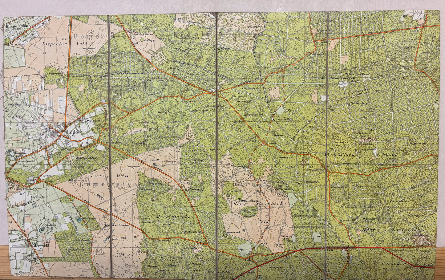 Luxe Collectie Antieke Stafkaarten (1893-1937) – Volledig op Linnen (Gecanteerd)