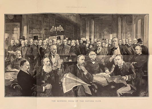 The morning room of the reform club