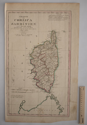 CHARTE von CORSICA und SARDINIEN (2 kaarten)