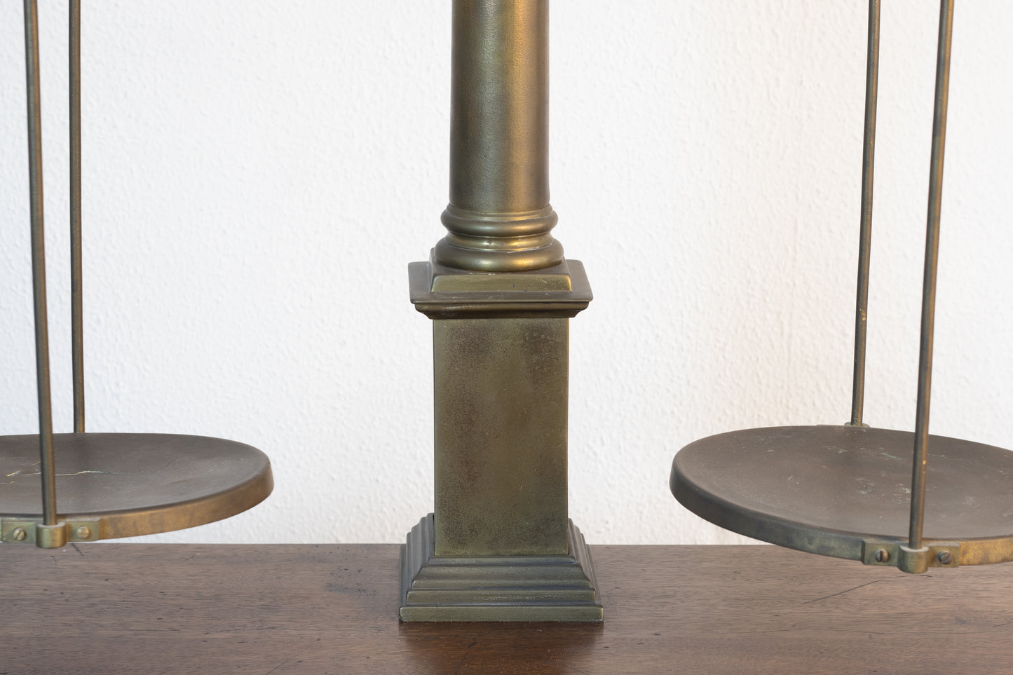 Unieke Antieke Messing Winkelweegschaal – 110cm Hoog – Met Adelaar