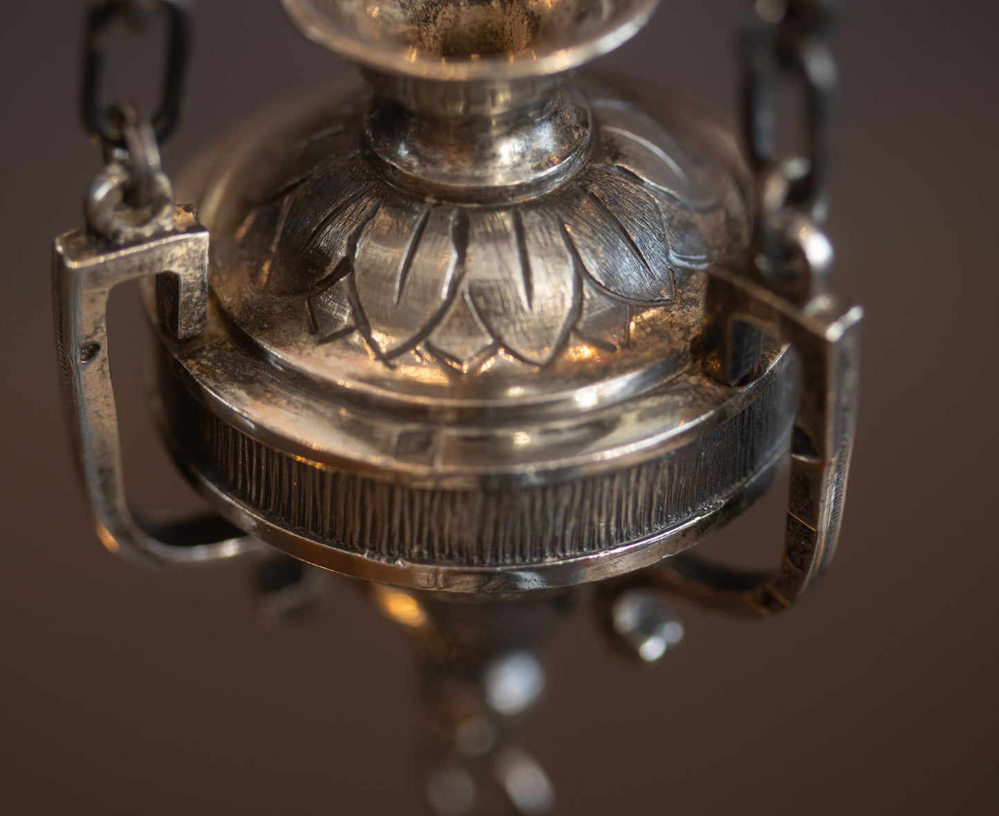 Exclusief paar zilveren Empire 'Eeuwig Licht' lampjes – Wenen 1808