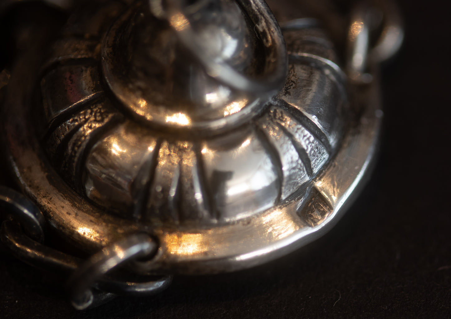 Exclusief paar zilveren Empire 'Eeuwig Licht' lampjes – Wenen 1808