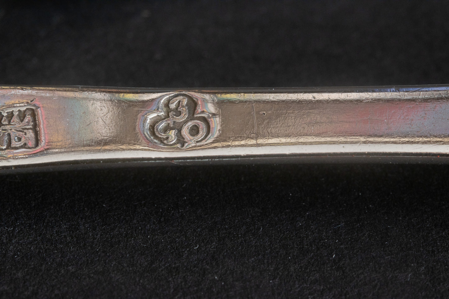 Set von 6 antiken Hamburger Silberlöffeln – Johann Conrad Otersen (1774)