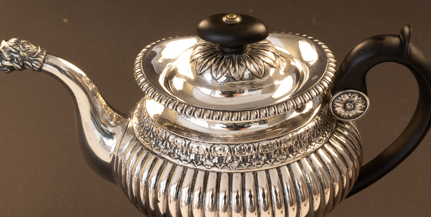 Antieke Biedermeier Theepot – Johann Hermann Schack (1818)