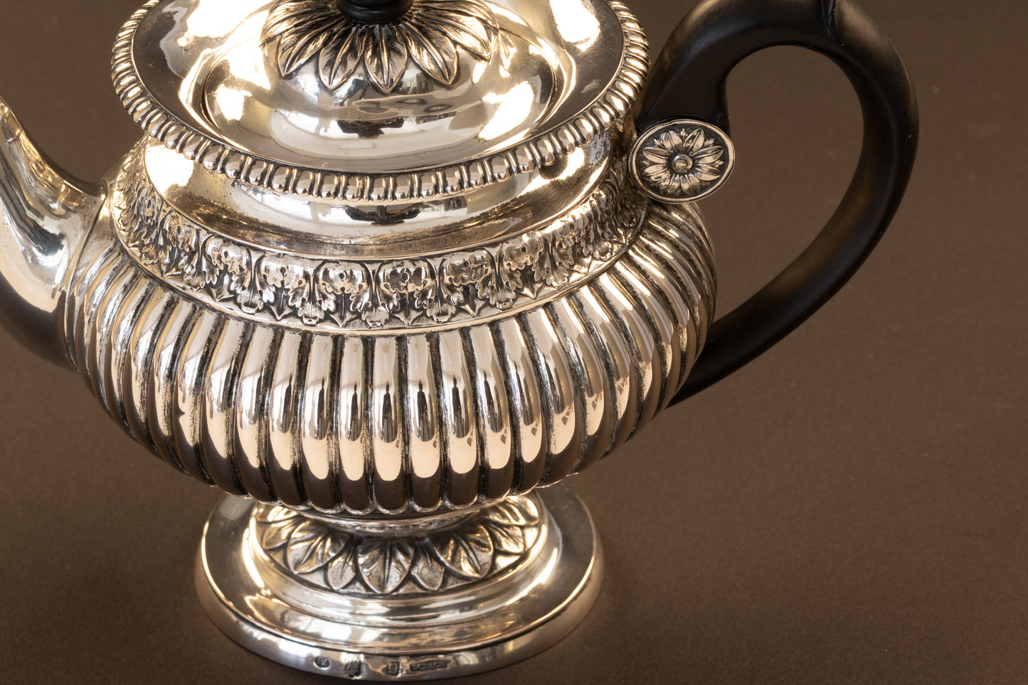 Antieke Biedermeier Theepot – Johann Hermann Schack (1818)