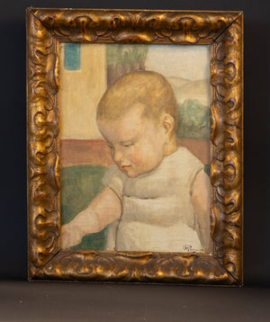 Prachtig Authentiek Kinderportret – Jan Grégoire (1887–1960)