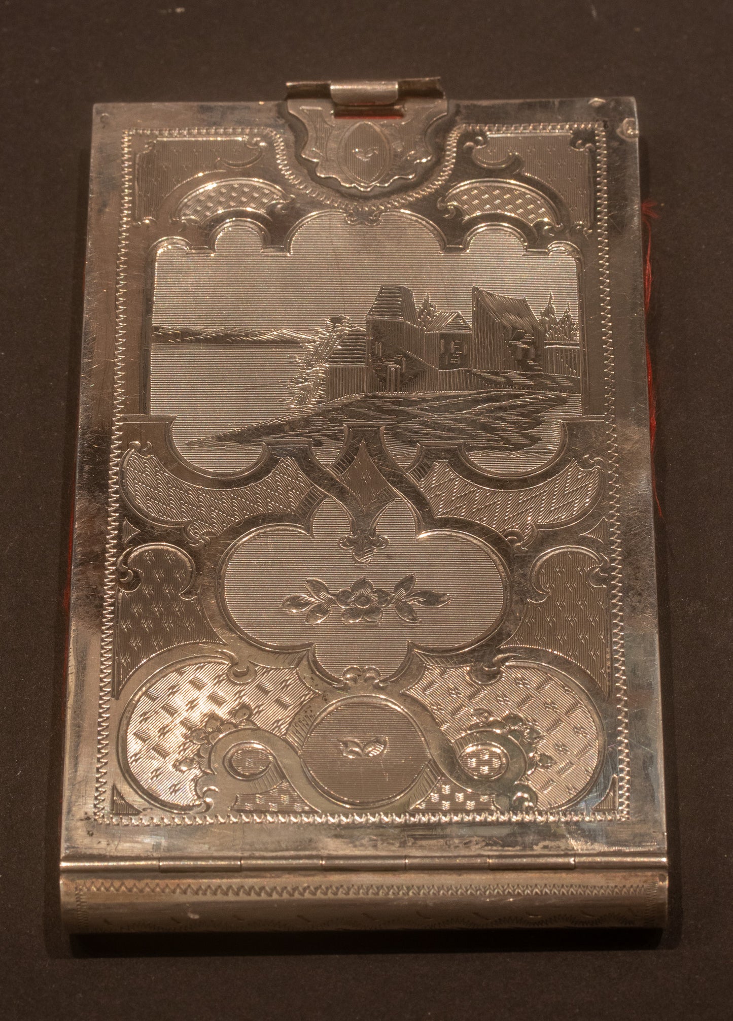 Antikes französisches Notizbuch aus Silber (Memorandum Case) – 19. Jahrhundert – Silberschmied BP