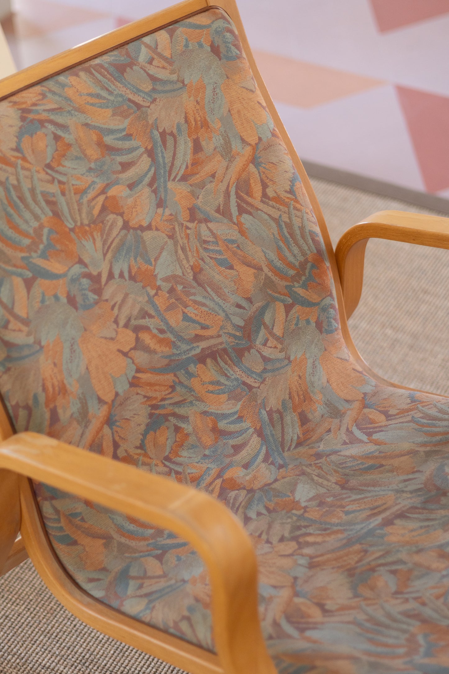 Vintage Fauteuil in de stijl van Bruno Mathsson (Pernilla) – Gebogen Beukenhout