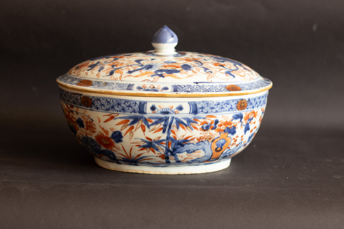 Zeldzame 18e-eeuwse Chinese Imari Terrine (Qianlong-periode)