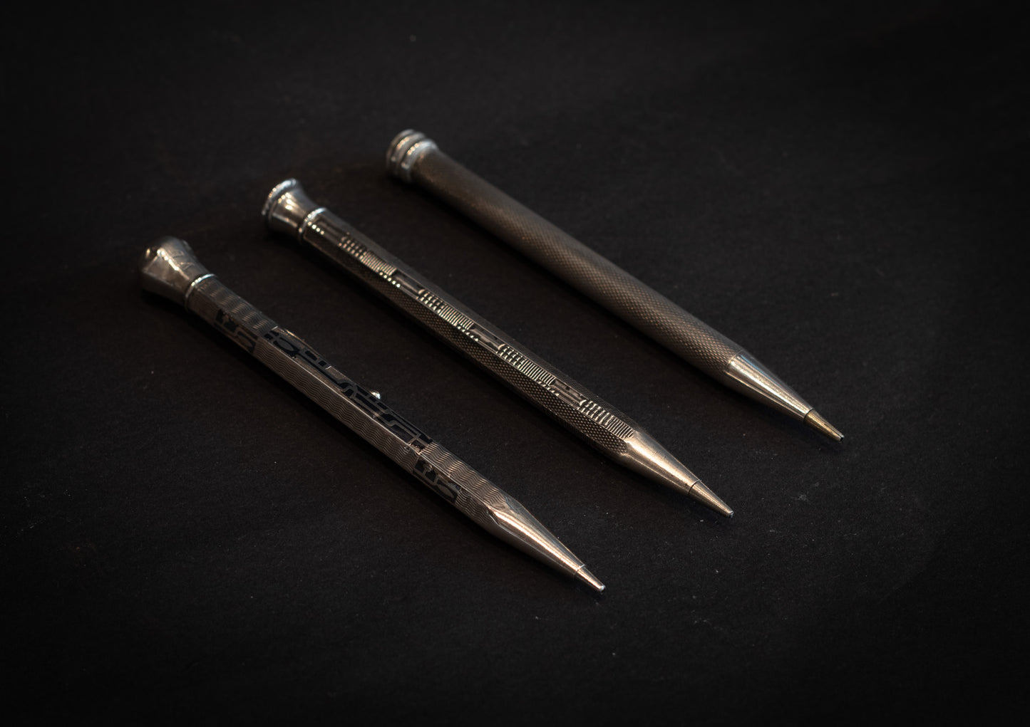 Collectie: Trio Antieke Uittrekpotloden (ca. 1931)