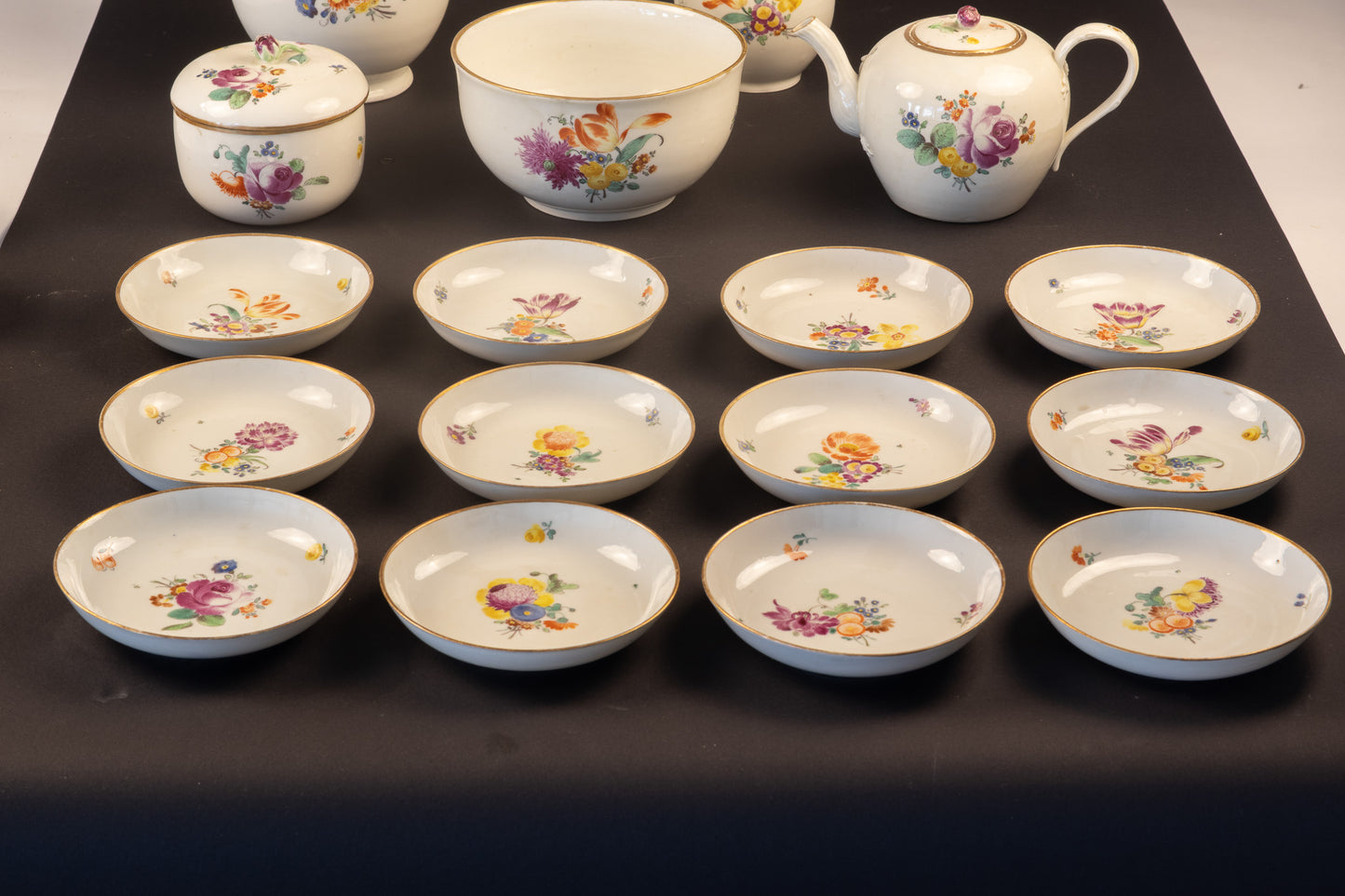 18e-Eeuws Thüringer Koffie- & Theeservies – Manufactuur Limbach (ca. 1785–1790)