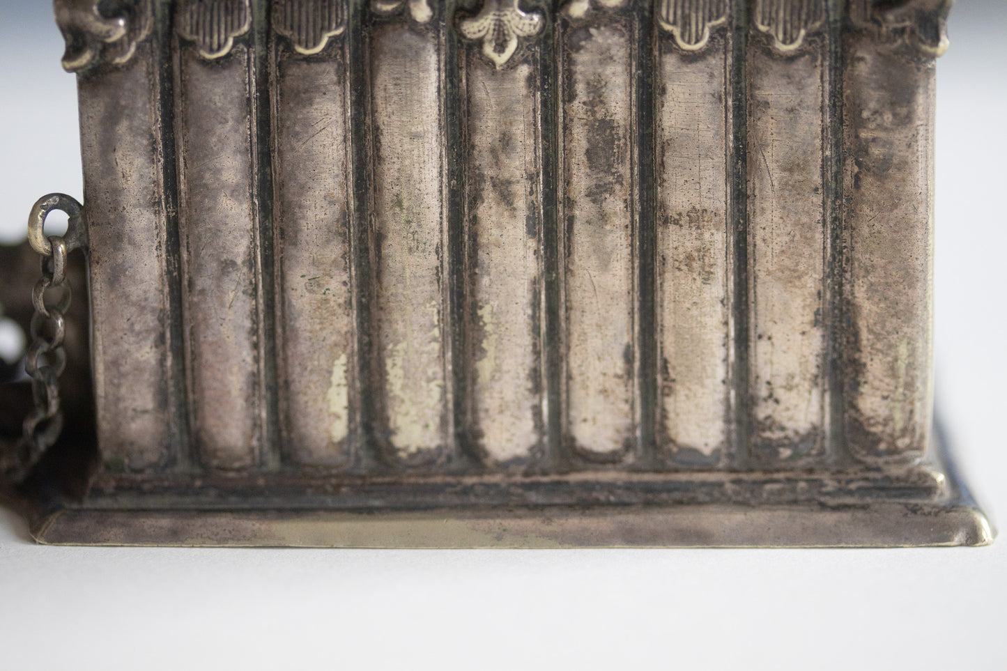 Antike Spardose "Hund im Käfig", Alex Katsch, Wien um 1900