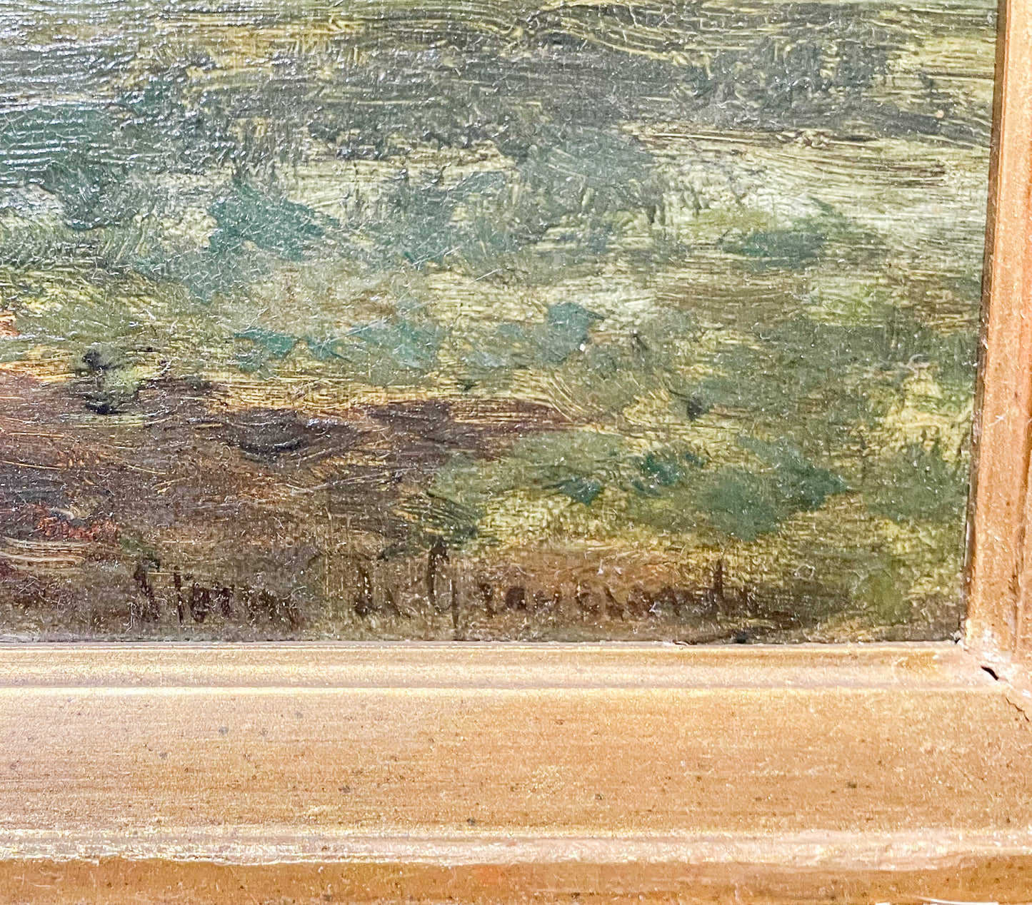 Polderlandschap met Wandelaar" – Carel Nicolaas Storm van 's Gravesande (1841-1924)