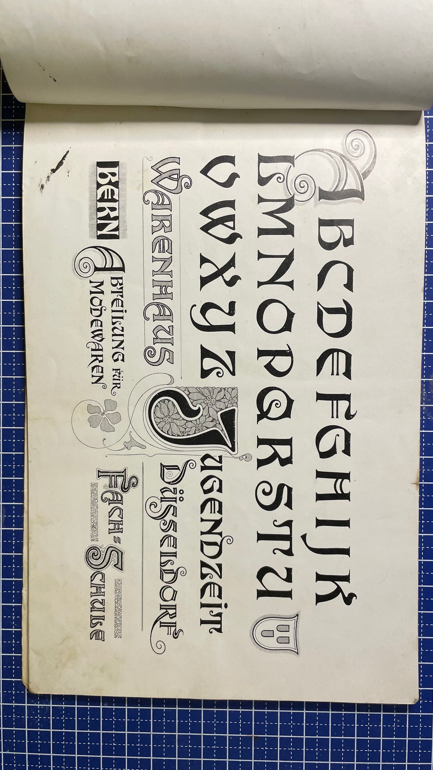 Antiek Typografie Portfolio – Muster-Alphabete Heft XIV – ca. 1900