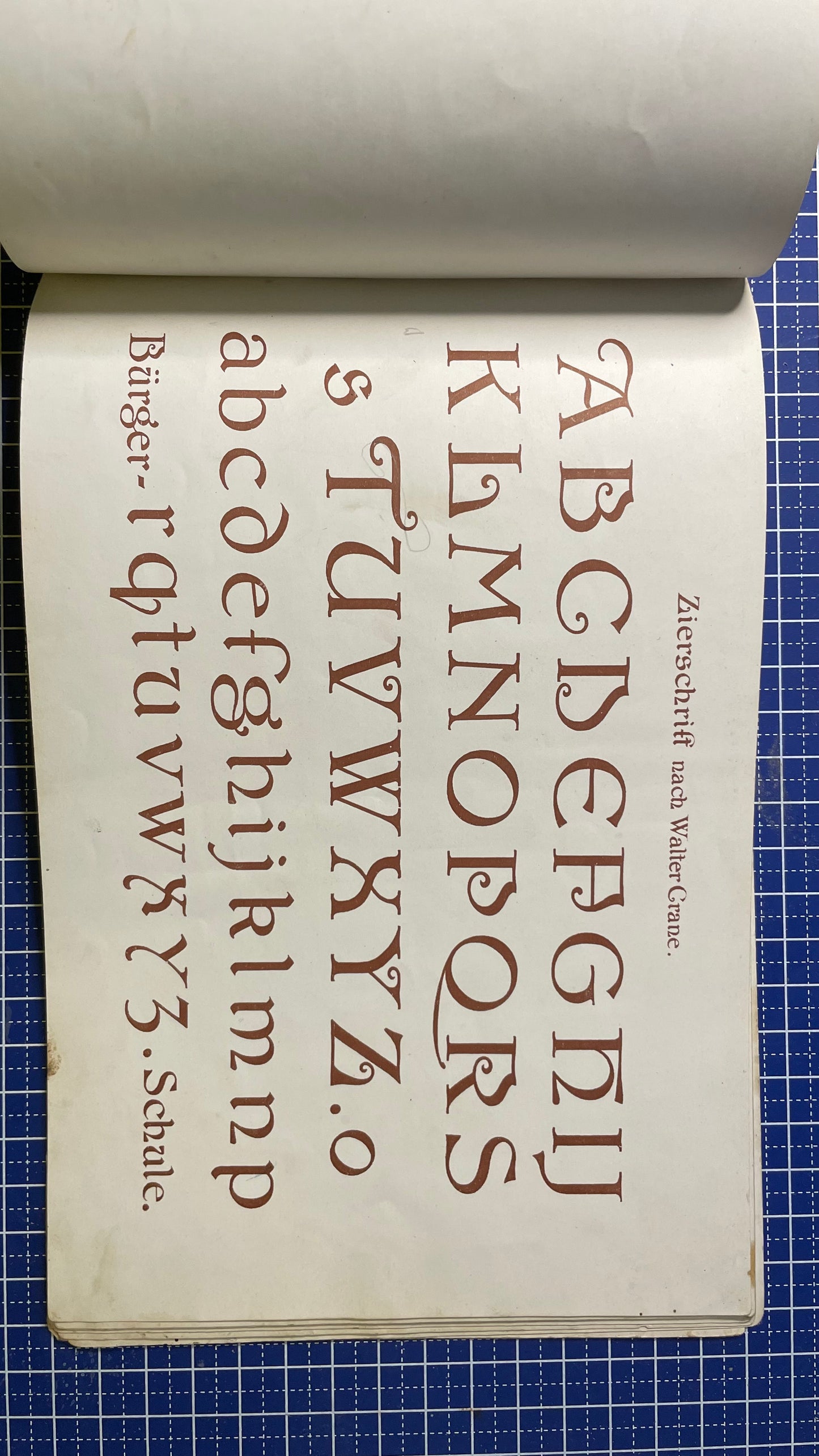 Antiek Typografie Portfolio – Muster-Alphabete Heft XIV – ca. 1900