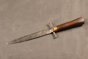 Antieke Franse Steekdolk met Gildekeurmerk 'Au Fusil' – Thiers, ca. 1800–1840