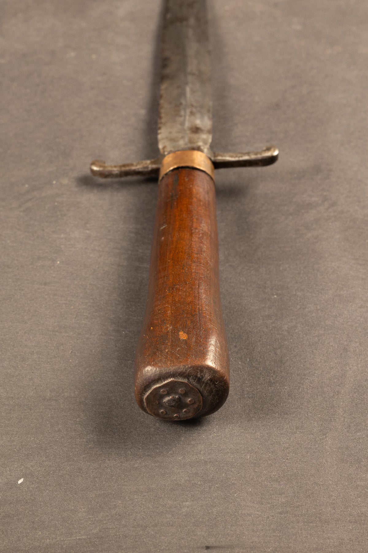 Antieke Franse Steekdolk met Gildekeurmerk 'Au Fusil' – Thiers, ca. 1800–1840