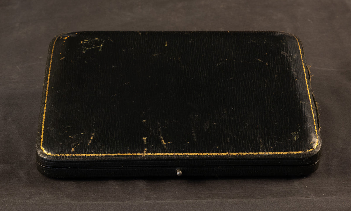 Antieke 6-delige Sterling Zilveren Manicureset in Originele Cassette – Birmingham 1917, Synyer & Beddoes
