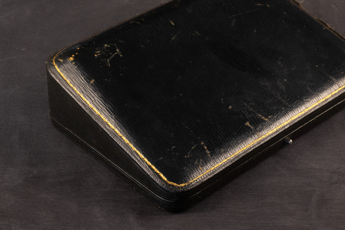 Antieke 6-delige Sterling Zilveren Manicureset in Originele Cassette – Birmingham 1917, Synyer & Beddoes