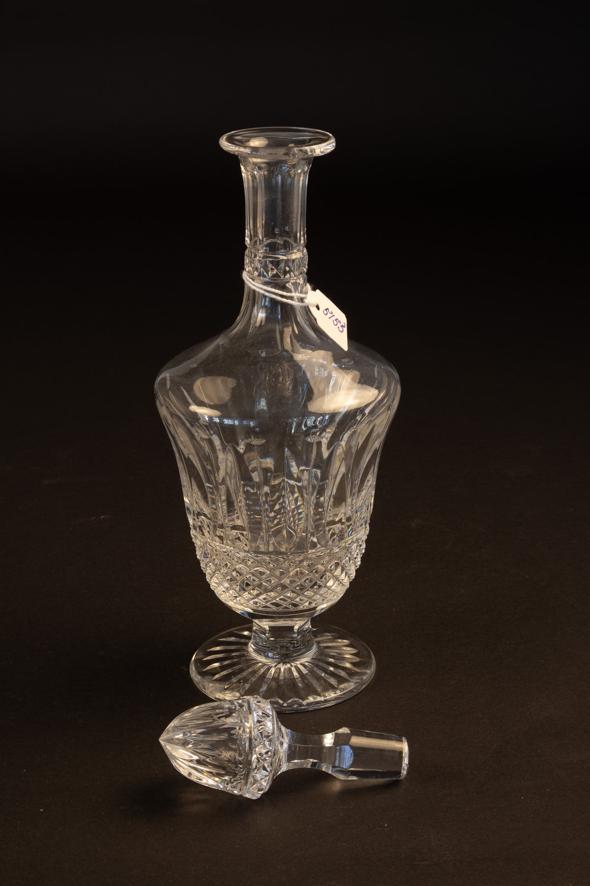 Franse Kristallen Likeurkaraf ‘Chantilly’ – Cristallerie de Saint-Louis – ca. 1960