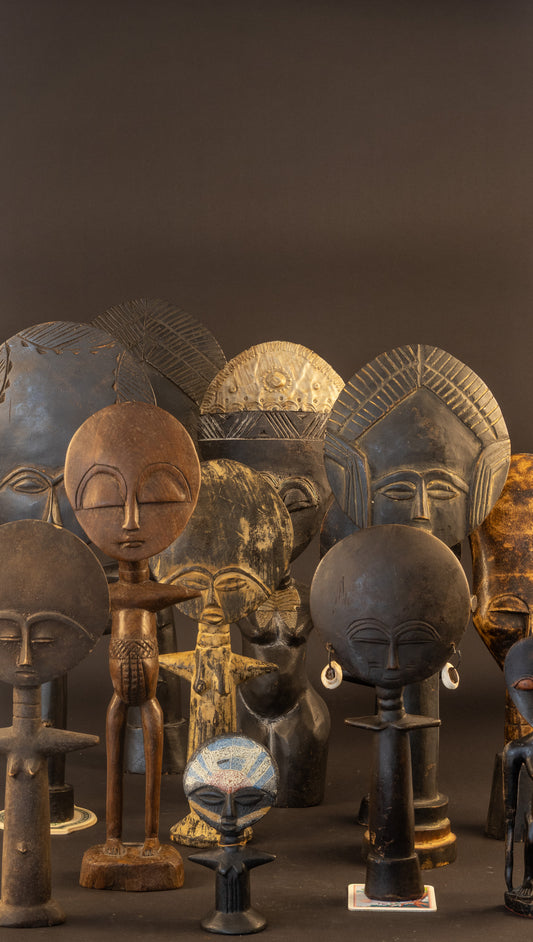 Uitzonderlijke Verzameling Ashanti / Akan Sculpturen (12-delig kavel) – Ghana, West-Afrika – 20e Eeuw