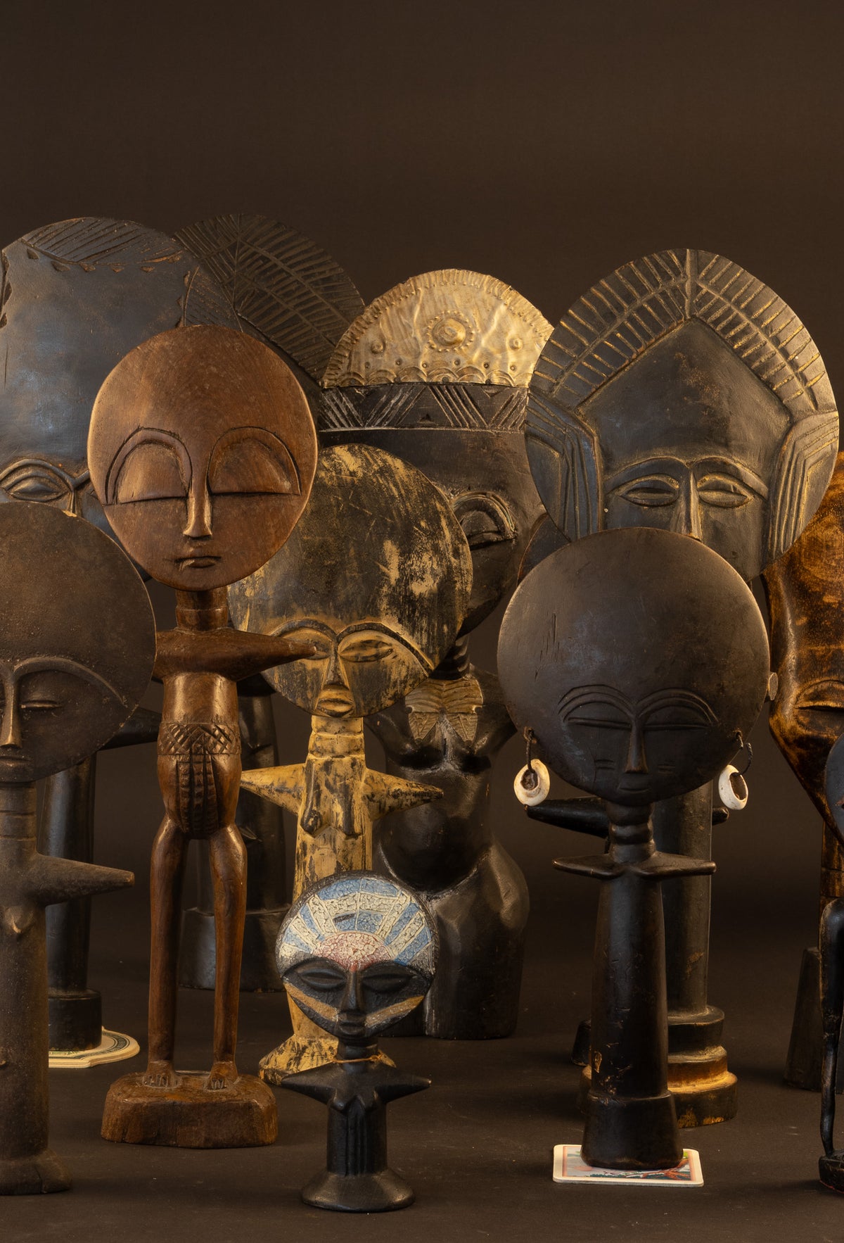 Uitzonderlijke Verzameling Ashanti / Akan Sculpturen (12-delig kavel) – Ghana, West-Afrika – 20e Eeuw