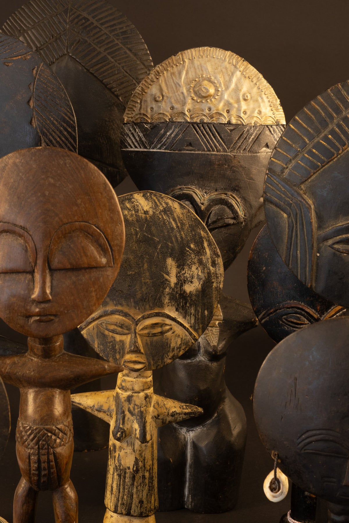 Uitzonderlijke Verzameling Ashanti / Akan Sculpturen (12-delig kavel) – Ghana, West-Afrika – 20e Eeuw