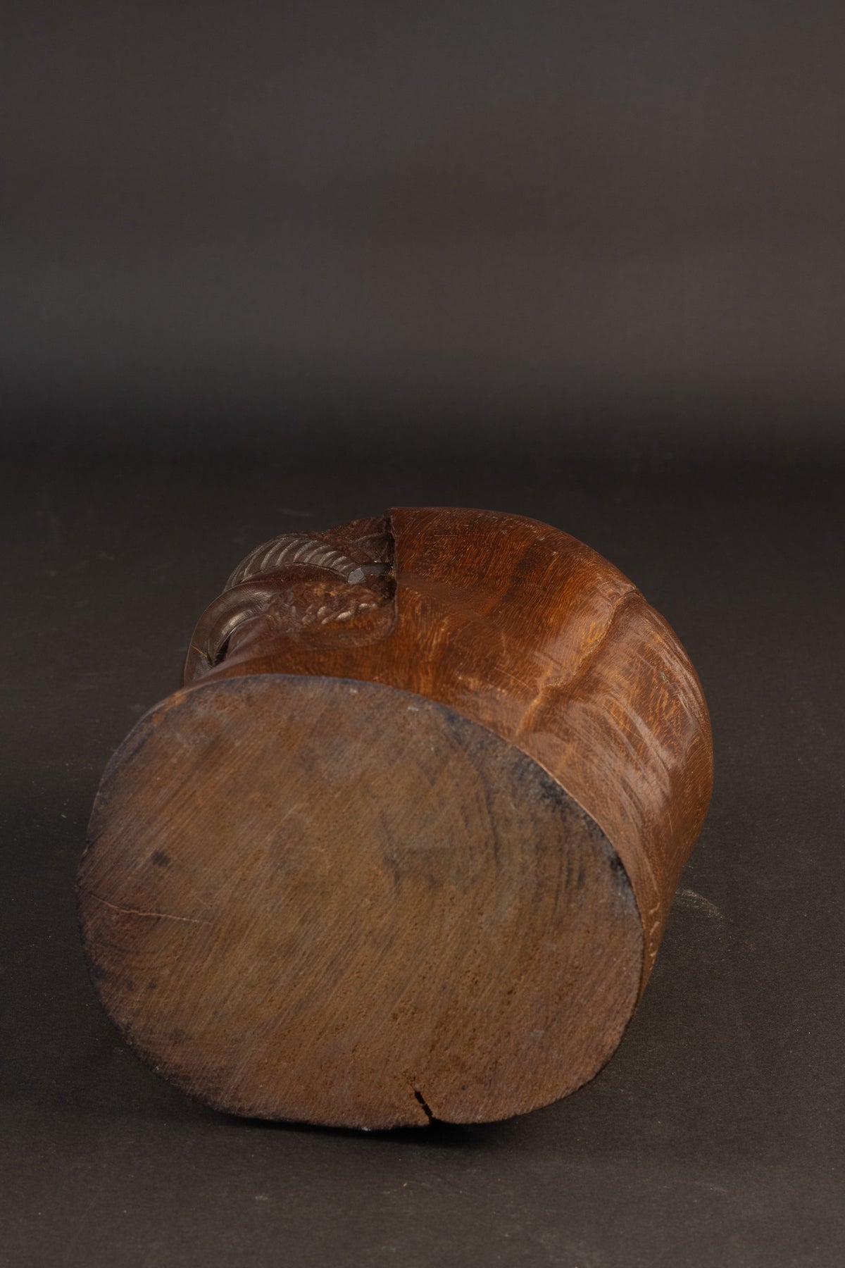 Handgesneden Afrikaanse sculptuur "Moeder en Kind" – H. Midza (24 cm)