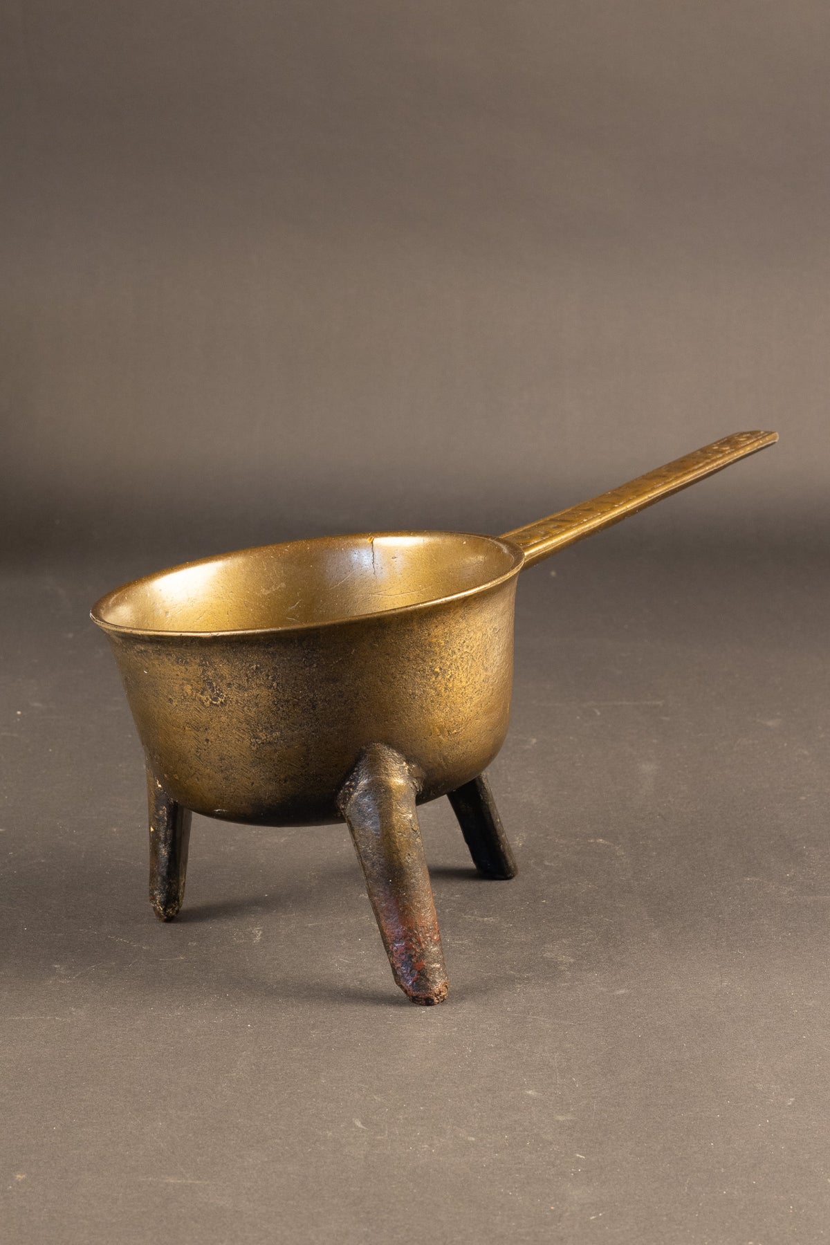 Zeldzame 17e-eeuwse bronzen steelgrape (Posnet) – John Fathers, Somerset (ca. 1670–1690)
