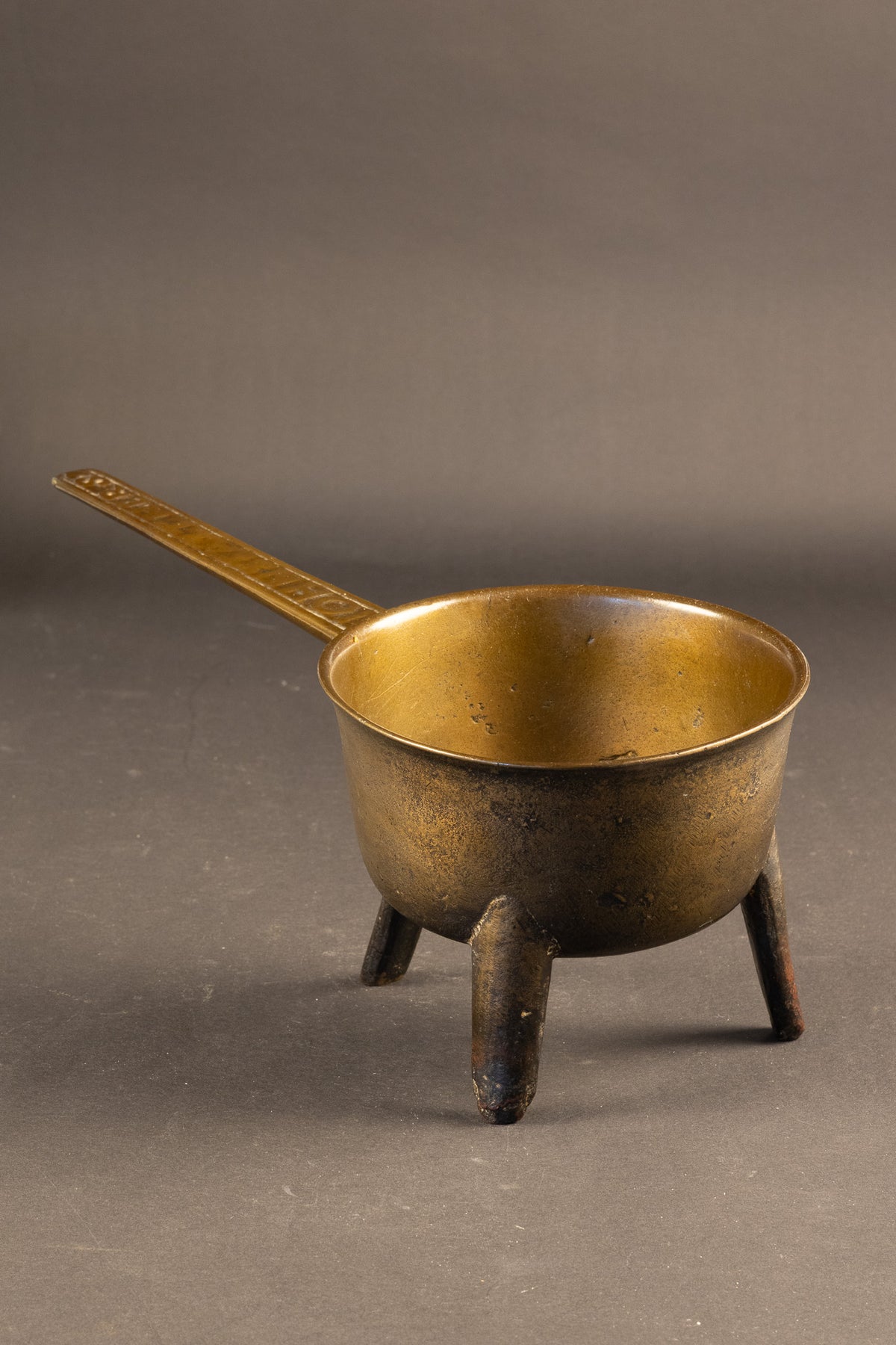 Zeldzame 17e-eeuwse bronzen steelgrape (Posnet) – John Fathers, Somerset (ca. 1670–1690)