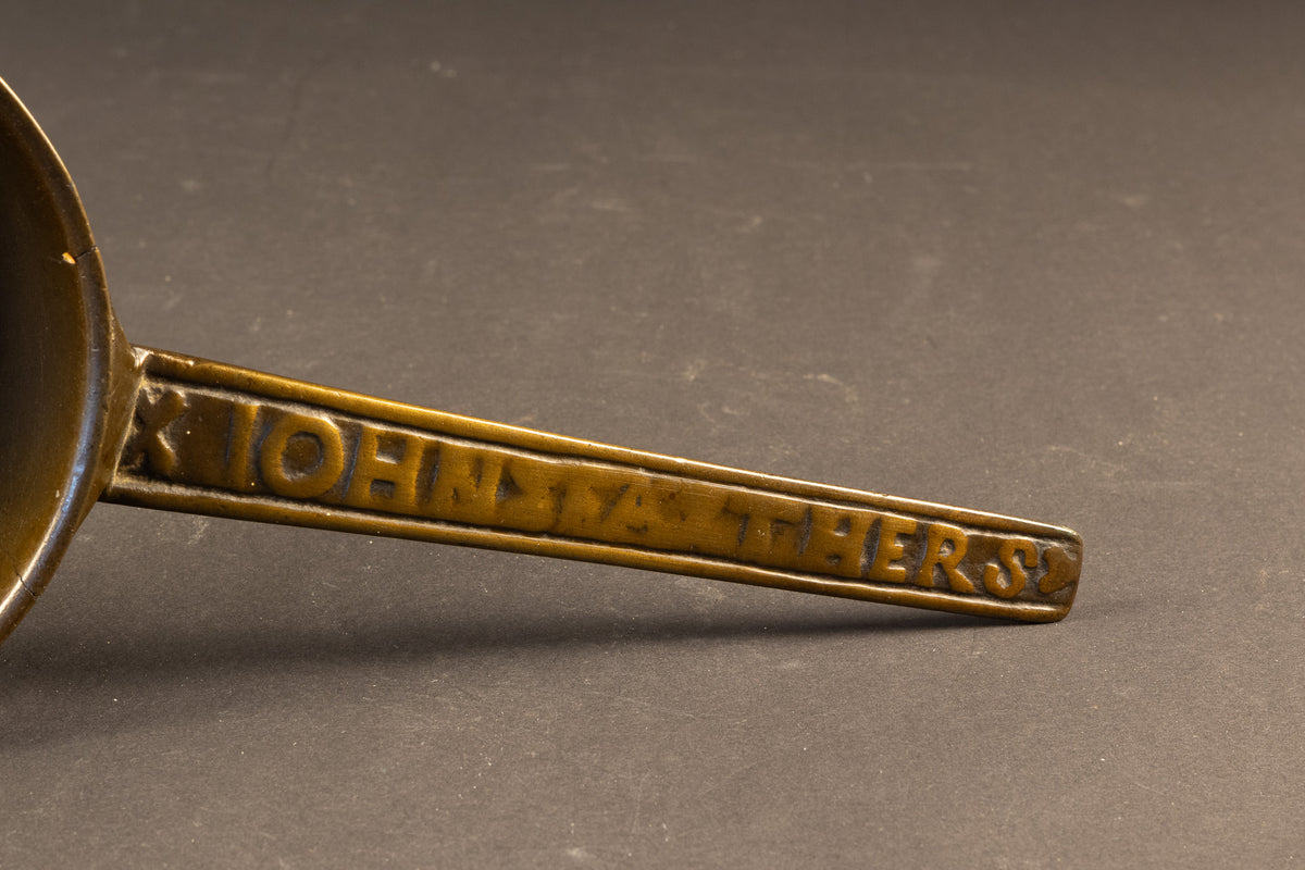 Zeldzame 17e-eeuwse bronzen steelgrape (Posnet) – John Fathers, Somerset (ca. 1670–1690)
