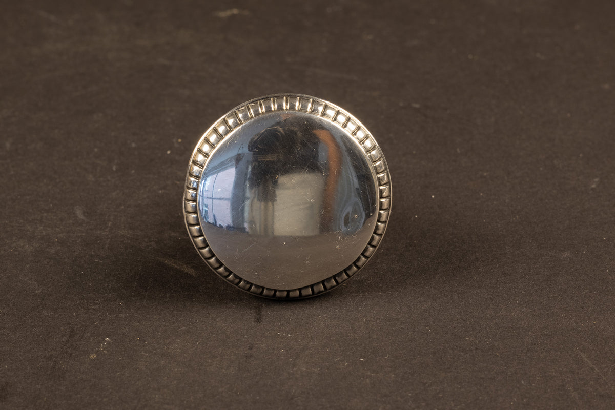 Klassieke tweedelige zilveren wijnschenker met kurk – 835/1000 zilver – Hermann Bauer