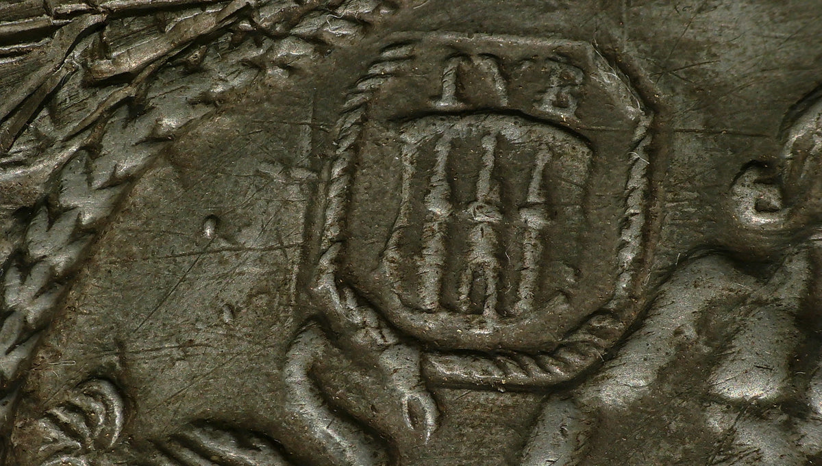 Seltene Reliefschale aus Zinn („Noahteller“ / Edelzinn-Teller) – datiert 1619, nach Hans Spatz (Nürnberg), 17. / frühes 18. Jahrhundert