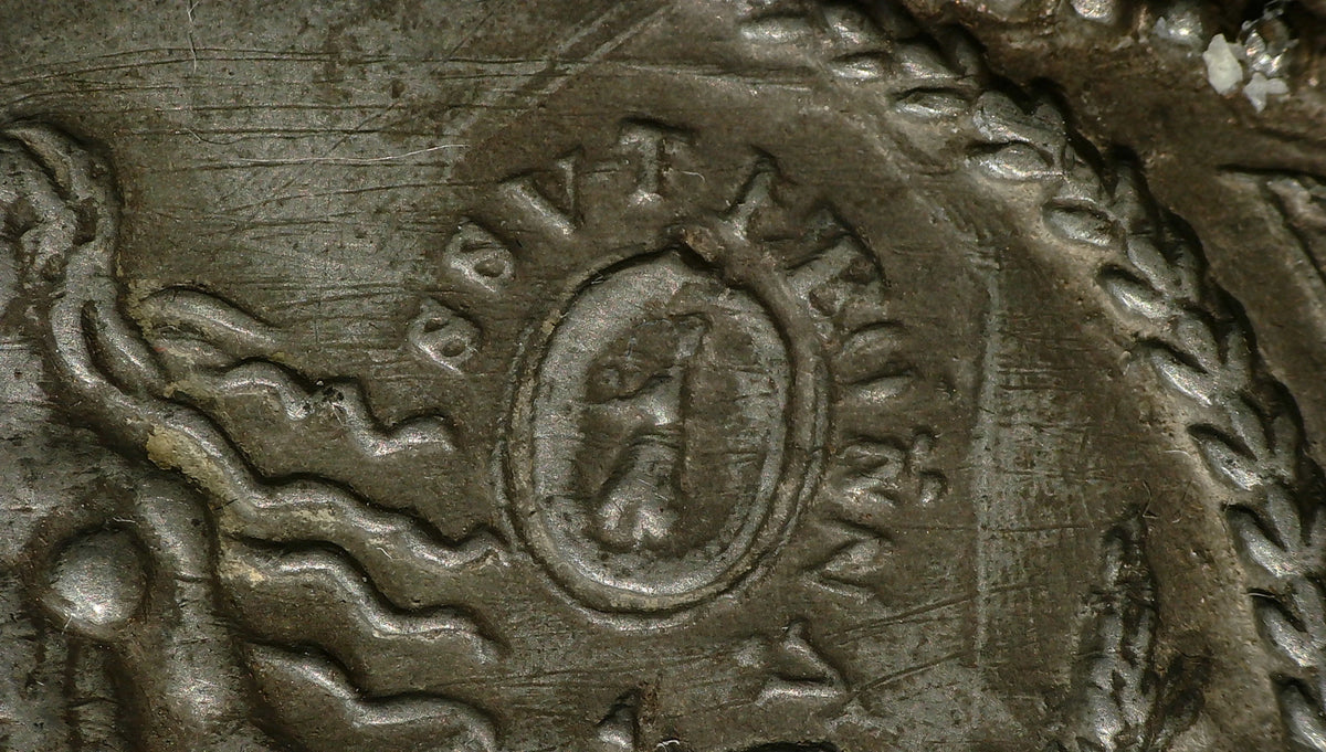 Seltene Reliefschale aus Zinn („Noahteller“ / Edelzinn-Teller) – datiert 1619, nach Hans Spatz (Nürnberg), 17. / frühes 18. Jahrhundert