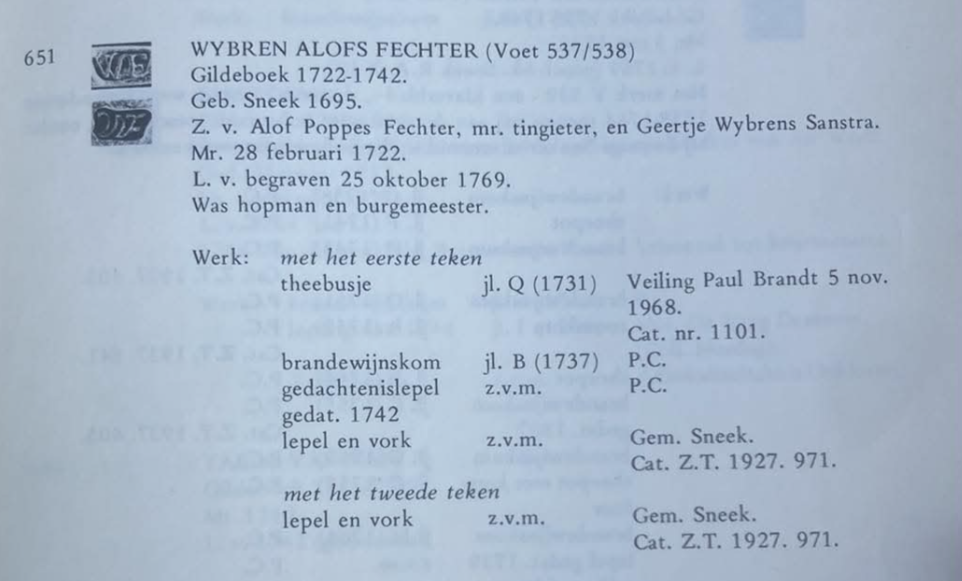 Friese Brandewijnkom – Meester Wybren Aloys Fechter, Sneek 1750