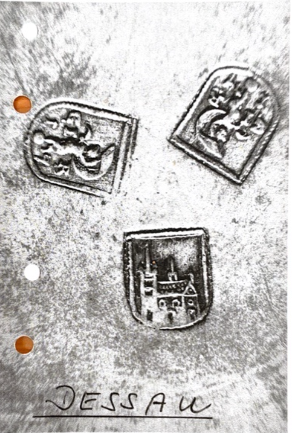 Museale Tinnen Gildebeker van het Leidekkersgilde – Dessau – 61 cm hoog